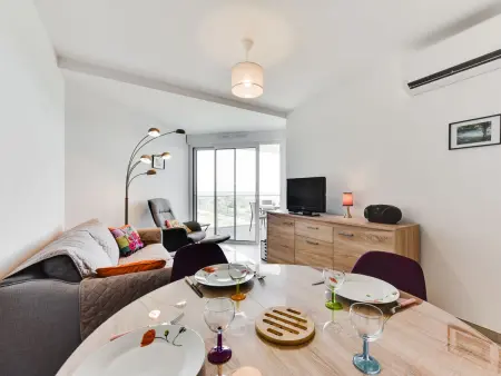 Appartement vue mer à 50 m de la plage, piscine chauffée : photo 7
