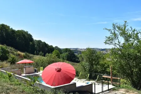 Apt 5 pers piscine partagée -  Jessica, Manoir à Cuzy avec piscine et vue - Photo 7
