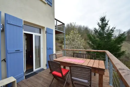 Apt 5 pers piscine partagée -  Jessica, Manoir à Cuzy avec piscine et vue - Photo 18