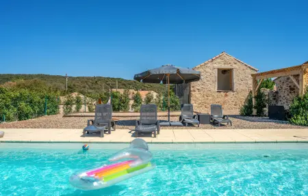 Ancienne bergerie avec piscine privée à Pardailhan : photo 8