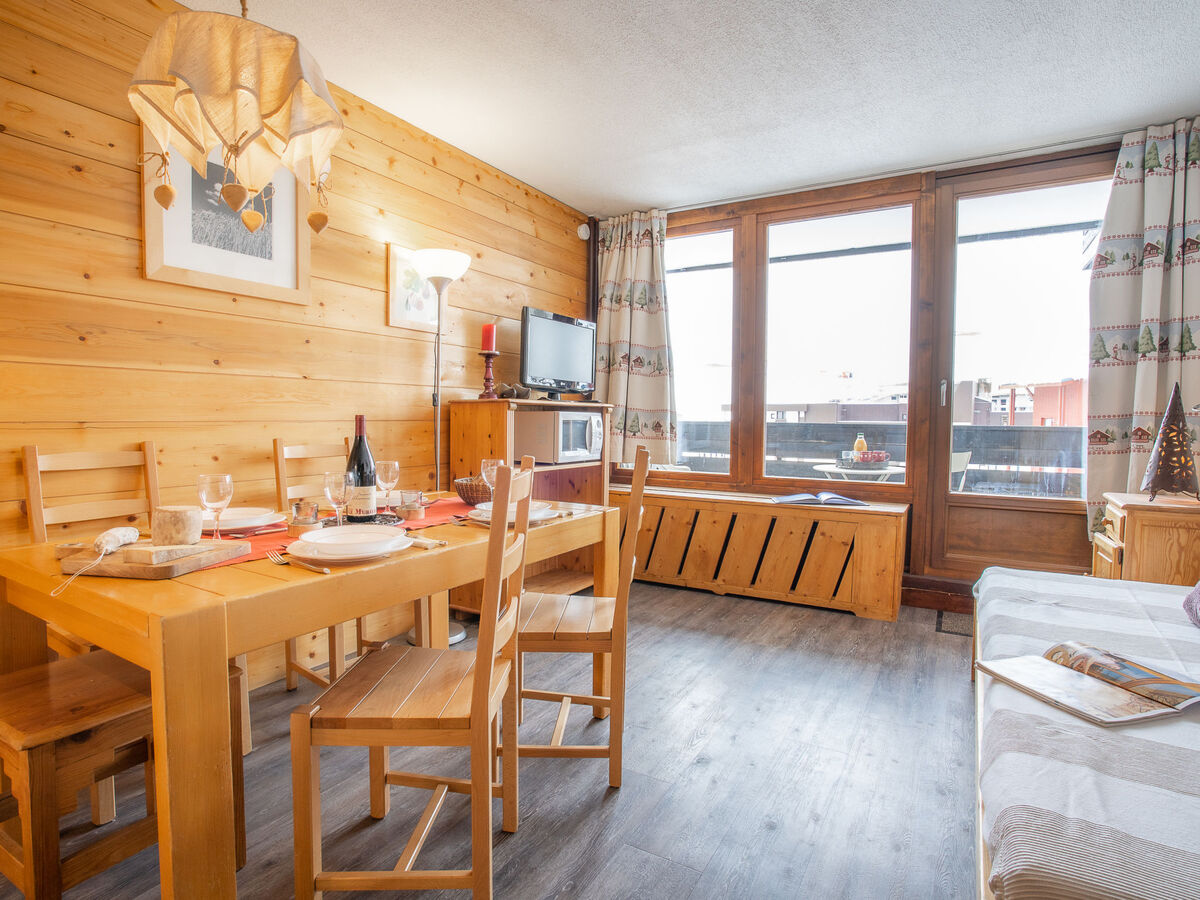 Studio 25 m² Tignes, balcon sud vue montagne - Photo 6