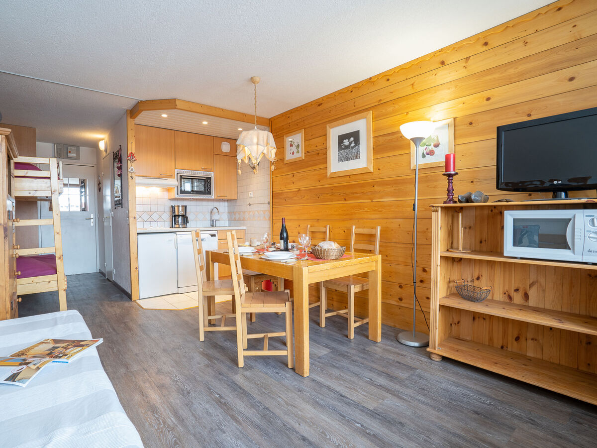 Studio 25 m² Tignes, balcon sud vue montagne - Photo 8