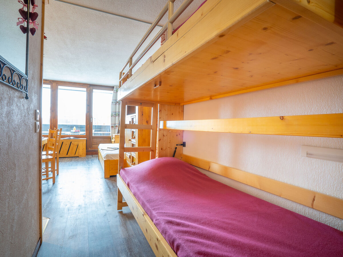 Studio 25 m² Tignes, balcon sud vue montagne - Photo 12