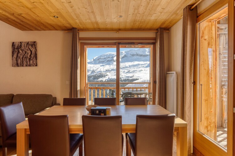 Chalet 8 pers. Flaine, piste de ski face au balcon - Photo 12
