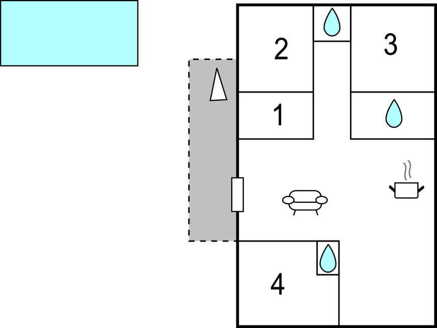 Maison 4 chambres avec piscine privée à Sernhac - Photo 18