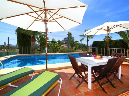 Maison Alma à Calpe – piscine, 2 terrasses, vue mer : photo 2