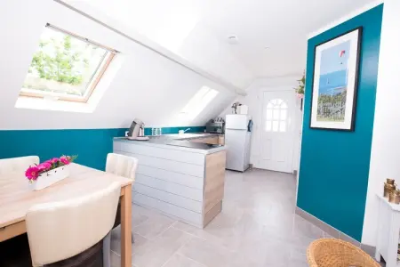 Maison 4 pers avec vue mer et jardin à Quinéville : photo 12