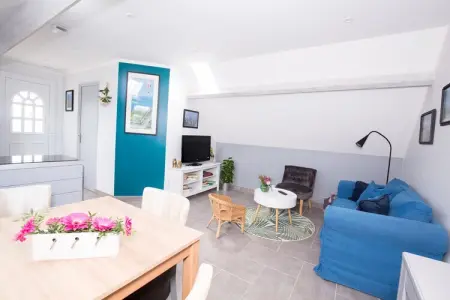 Maison 4 pers avec vue mer et jardin à Quinéville : photo 13