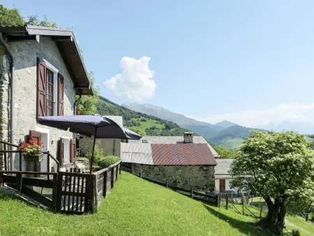 Baita dei Nonni à Gravedona, vue sur le lac