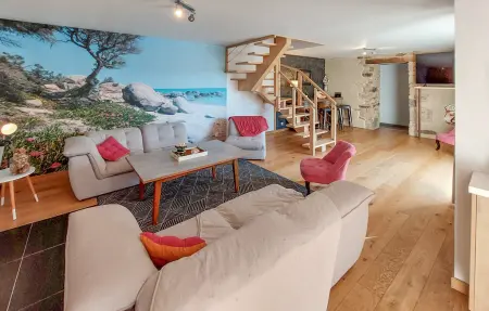 Maison néo-bretonne 10 pers. avec piscine chauffée à Guisseny : photo 4