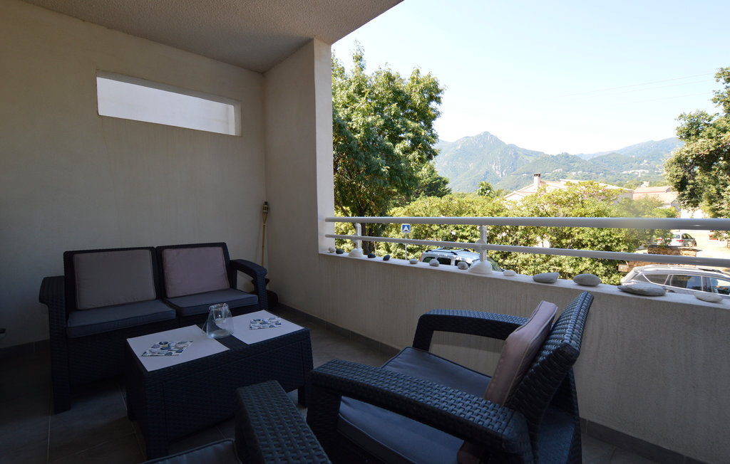 Appartement 6 pers. Moriani Plage, balcon vue montagne - Photo 7
