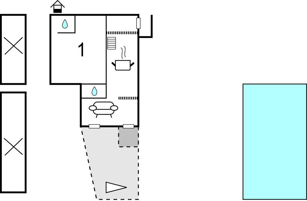 Maison en pierre avec piscine chauffée à Sembas - Photo 16