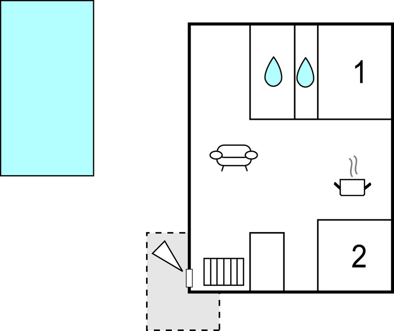 Maison 2 chambres avec piscine à Raphèle-lès-Arles - Photo 13