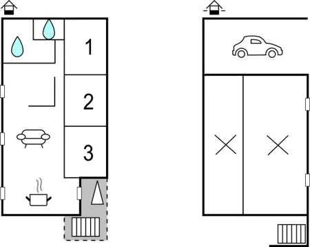 Maison 3 chambres vue mer avec accès privé à la plage : photo 20
