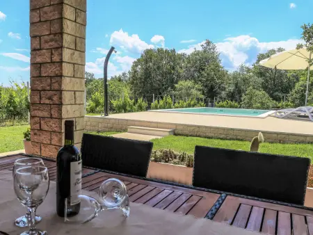 Maison Anteo à Labin : piscine privée & terrasse : photo 10