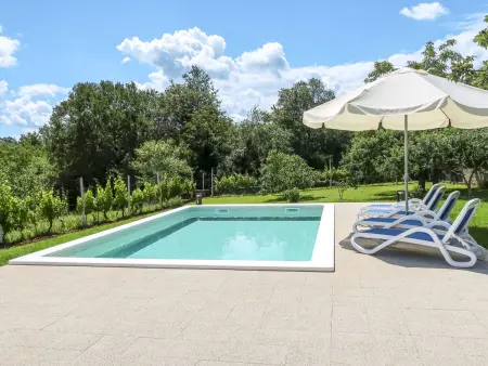 Maison Anteo à Labin : piscine privée & terrasse : photo 11