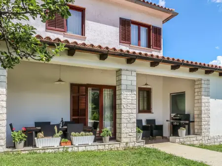 Maison Anteo à Labin : piscine privée & terrasse : photo 12