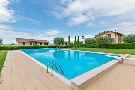 San Marco Ci Dieci, Appartement à Lazise avec Vue sur le Lac & Piscine - Photo 7