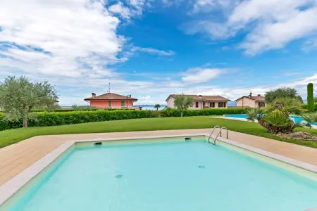 San Marco Ci Dieci, Appartement à Lazise avec Vue sur le Lac & Piscine - Photo 9