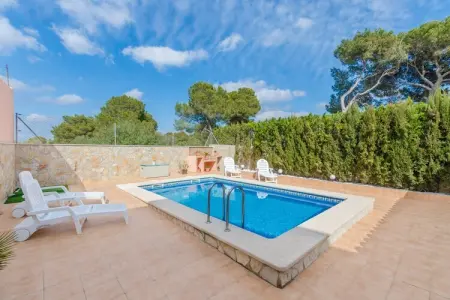 Villa Gloria, piscine privée à 350 m de Cala Pi : photo 8