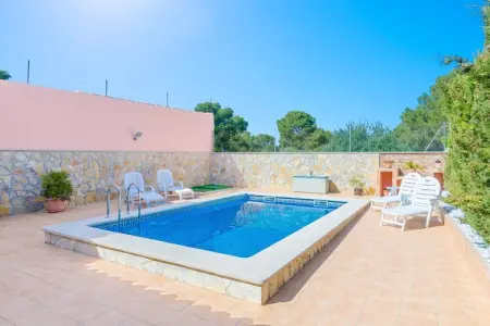 Villa Gloria, piscine privée à 350 m de Cala Pi : photo 9