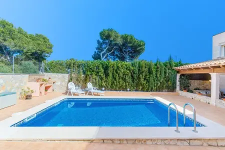 Villa Gloria, piscine privée à 350 m de Cala Pi : photo 11