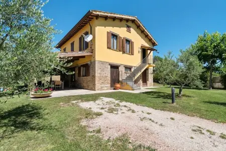 Location villa à Piandimeleto, Villa à Piandimeleto avec Piscine et Sauna