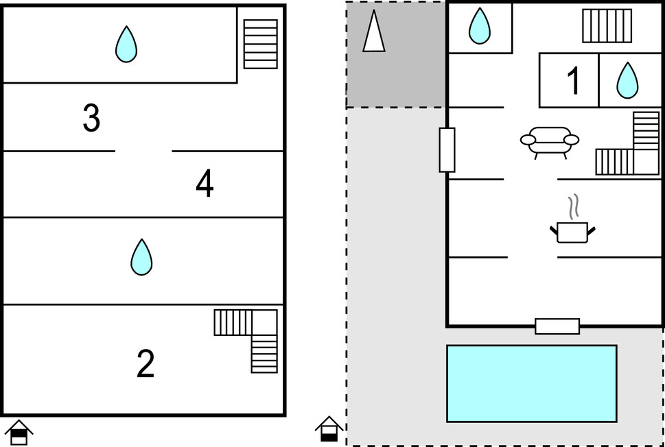 Maison 8 personnes avec piscine privée à Monfaucon - Photo 21