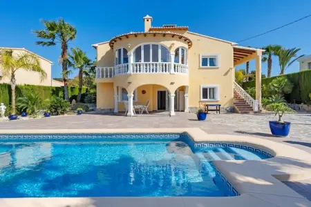 Location villa à Calpe, Villa avec piscine à Calpe près de la plage