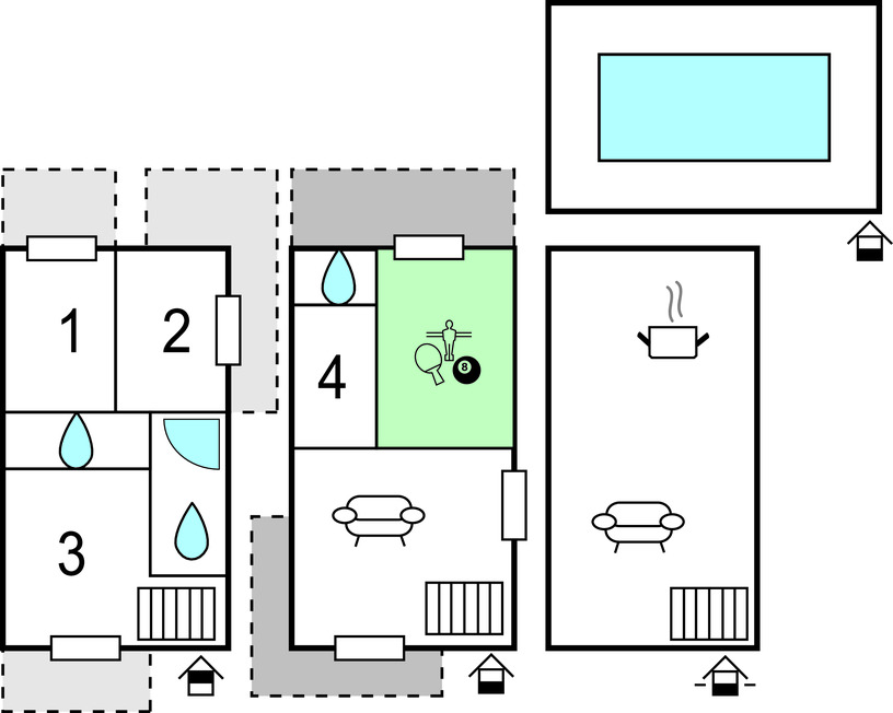 Maison 12 pers. piscine privée, vue mer Calabre - Photo 34