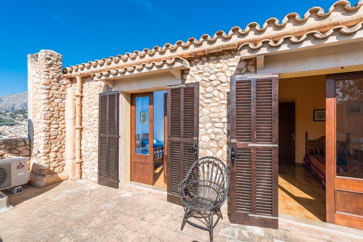 Villa Coste Can Moragues à Pollença, piscine et véranda - Photo 7