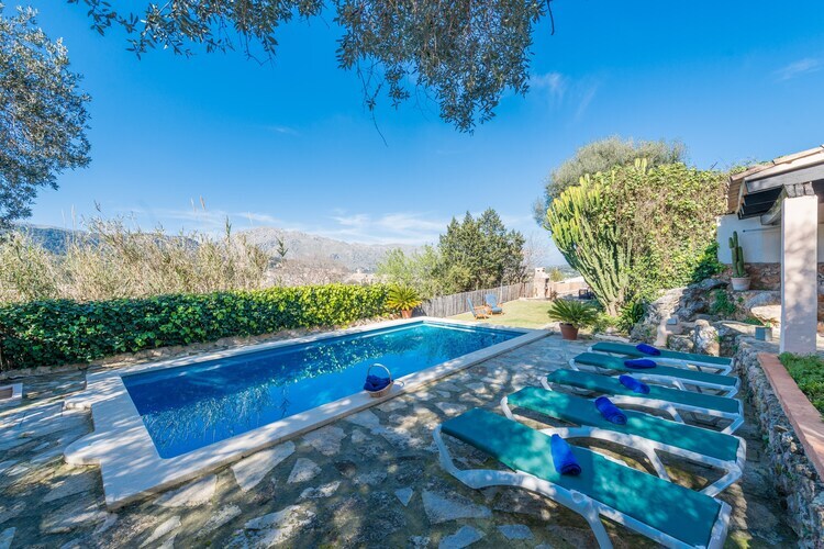 Villa Coste Can Moragues à Pollença, piscine et véranda - Photo 15