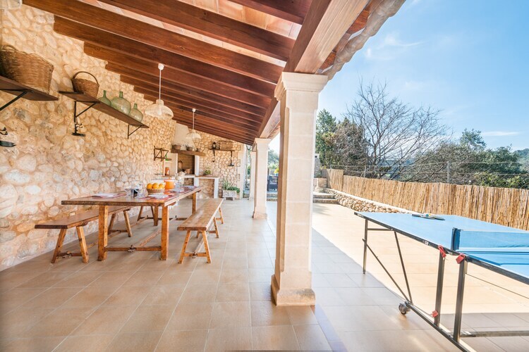 Villa Coste Can Moragues à Pollença, piscine et véranda - Photo 36