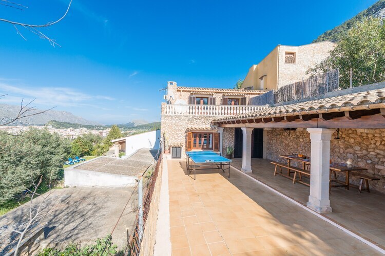 Villa Coste Can Moragues à Pollença, piscine et véranda - Photo 45