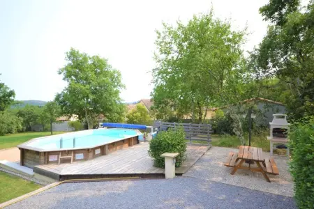 Studio Les Papillons avec piscine à Largentière : photo 10