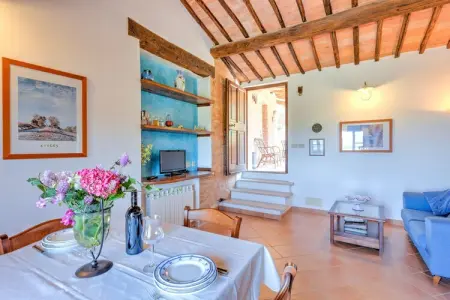 Il Melograno, Ferme isolée à Montalcino avec piscine - Photo 14
