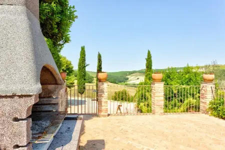 Il Melograno, Ferme isolée à Montalcino avec piscine - Photo 25