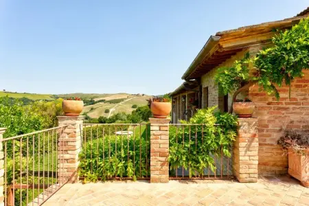 Il Melograno, Ferme isolée à Montalcino avec piscine - Photo 26
