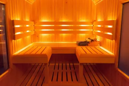 Chalet Samson à Barvaux-Weris : maison 8 pers., sauna : photo 3