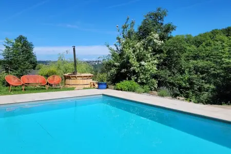 Beautiful home in nature with pool, Maison de vacances avec sauna et piscine - Photo 5