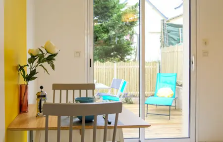 Maison mitoyenne vue mer à 70 m de la plage de Jullouville : photo 10