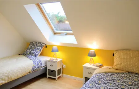 Maison mitoyenne vue mer à 70 m de la plage de Jullouville : photo 12