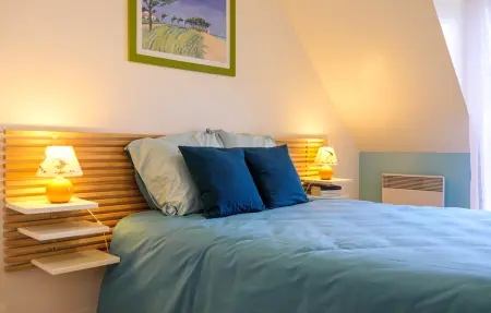 Maison mitoyenne vue mer à 70 m de la plage de Jullouville : photo 13