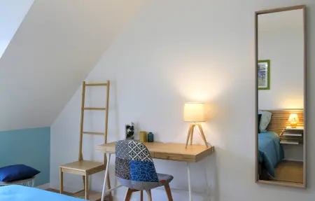 Maison mitoyenne vue mer à 70 m de la plage de Jullouville : photo 15