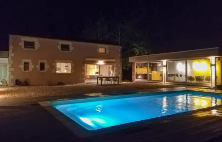 Maison 10 personnes avec piscine chauffée à Saint Rémy : photo 7