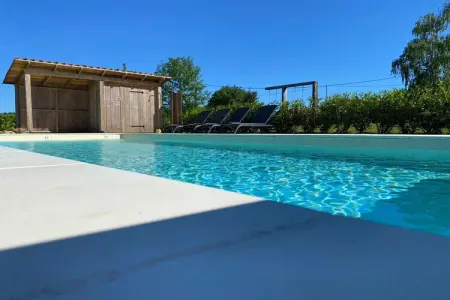 Le Tilleuil : maison 8 pers. piscine chauffée Charente : photo 9