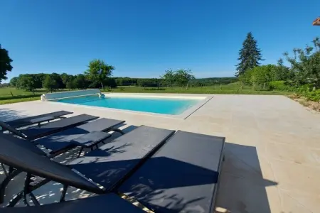 Le Tilleuil : maison 8 pers. piscine chauffée Charente : photo 11