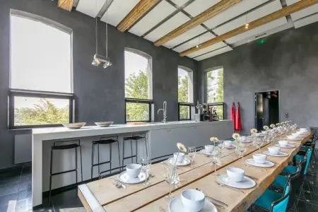 Maison 21 pers. à Denée : 7 chambres, tennis, toboggan : photo 9