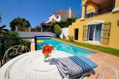 Casa Amarilla Blanca - Maison 8 pers, piscine & vue mer : photo 6