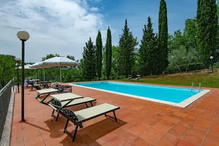 Villa Le Trappoline, maison 10 pers. vue château Brolio : photo 2